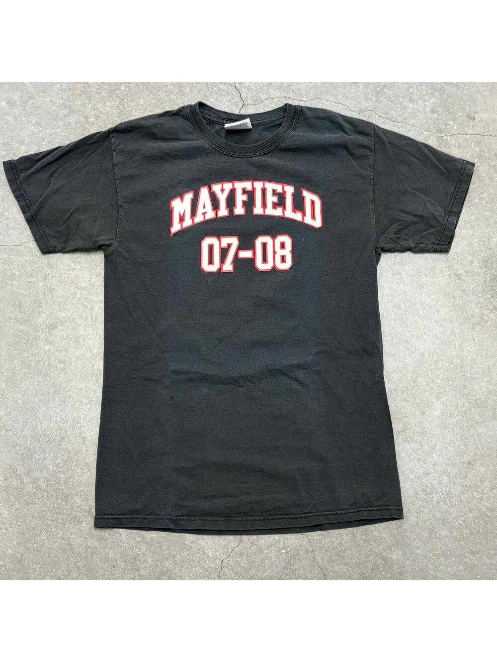 Hanes Heavyweight Mayfield Sanchez Varsity T Shirt